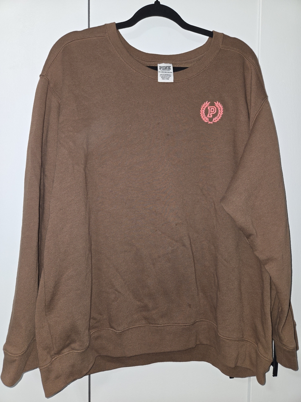 PINK Victoria's Secret Brown Crewneck Sweatshirt